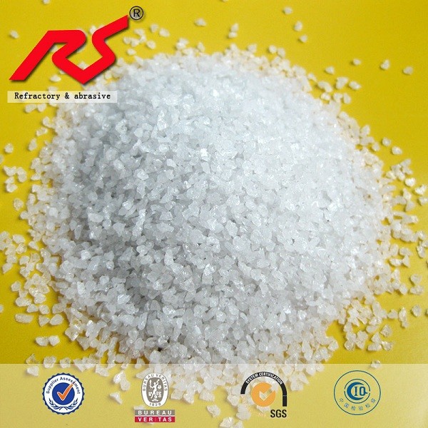 Corundum White Fused Aluminium Oxide Fused White Alumina Refractories Materials 1-3MM
